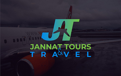 Modern Travel Agency Logo Design designeershakil jt logo