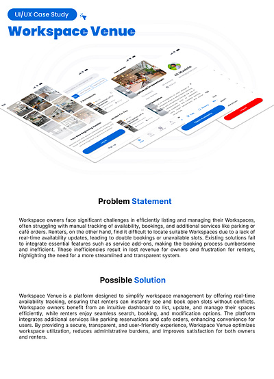 Workspace Venue - App UX/UI Design app app design co working graphic design mobile app design mobile design ui ui ux ux workspace