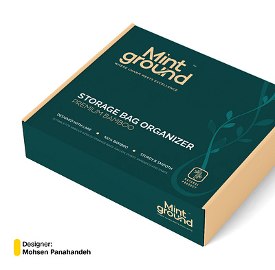 Where charm meets clarity. design green minimal mint modern mohsenpro packaging premium