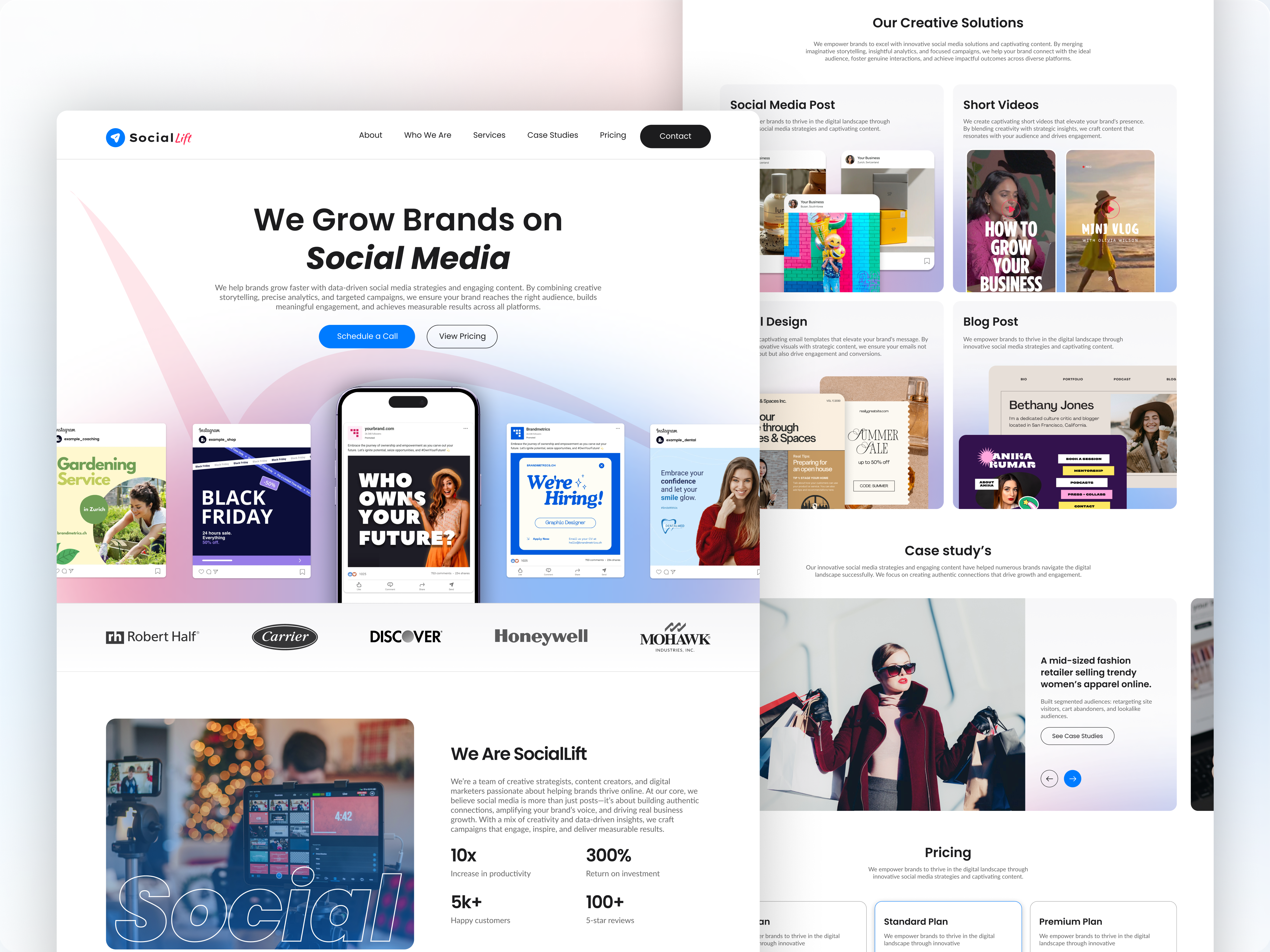 Example of Creative UI/UX Design For Web & Mobile