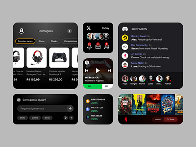 Widgets ios ui ux widgets