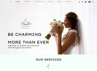 Wedding Planner Website (UX/UI Design) dailyui
