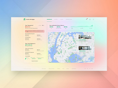 Mortgage & Loan Payoff Tracker branding dashboard finance fintech insurance investing loans mortgage payments payoff product design real estate saas tracker ui user panel ux web app web design website