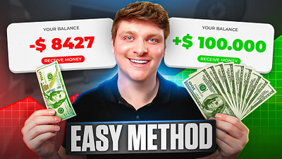 100$ dollar thumbnail😲 adobe photoshop attractive thumbnail branding ctr optimized dark mode thumbnail exclusive thumbnail face expression thumbnail graphic design high contrast thumbnail thumbnail design