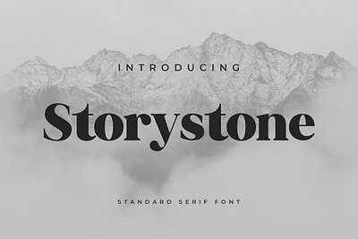 Storystone Serif Font bold classy display elegant font header logo headline minimalist retro serif storystone serif font title typography
