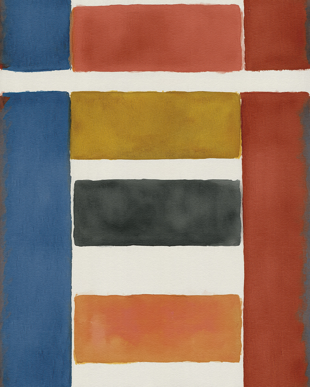 Chromatic Columns: A Study in Vertical Color Fields and Minimal abstract art abstract linear design abstract stripe painting bauhaus style prints color blocks color fields color harmony paintings contemporary contemporary wall art geometry mid century mid century inspired artwork minimalism minimalist geometric art modern art modern color block prints stripes vertical abstract compositions vertical color field art vertical lines