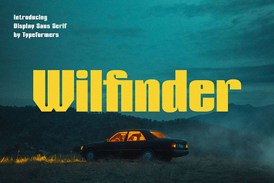Wilfinder - Display Sans Serif bold branding calligraphy display font header logo modern retro vintage serif sans typeface typography wilfinder display sans serif