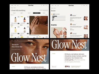 Skincare E-commerce Website beauty beauty store beauty website cosmatic design e cemmerce design ecommerce ecommerce design landing pagre landingpage products page skin care skin care website skincare skincare website ui uiux webdesign webpage website website design