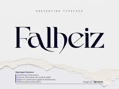 Falheiz - Western Classic Typeface classic typeface display font fancy font fasionable font logotype magazine font poster typeface serif font stylish font wedding font western font