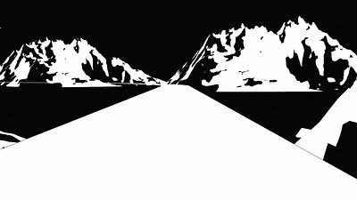 Monochrome Animation Experiment 3d animation design motion graphics