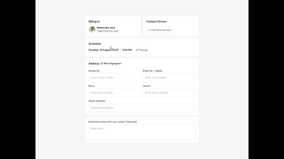 UX for E-commerce Delivery Scheduling calendarui checkoutdesign cleanui creative dailyui deliveryscheduling designinspiration ecommerceui inspirational interactiondesign uidesign userflow uxdesign uxui
