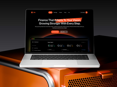 Finance - Landing Page Design growbeyondlimits