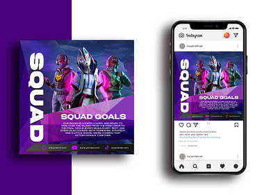 Social Media Post Design (Gaming) 3d 3dcharacters advertising branding facebook fortnite gaming gamingpost graphic design instagram mockup post socialmedia socialmediapost