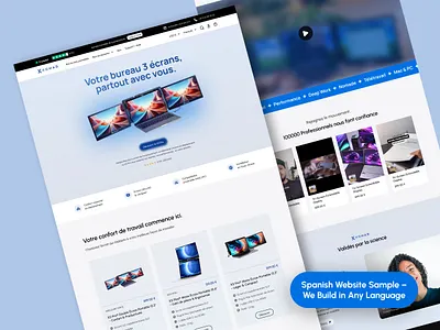 Xnomad – Multilingual E-commerce Landing Page UI (Spanish) cleanui design digitalproduct ecommercedesign figma landingpage minimaldesign modern modernui multilanguagedesign productdesign productlandingpage ui uiux user interface userexperience ux uxdesign webdesign webinterface