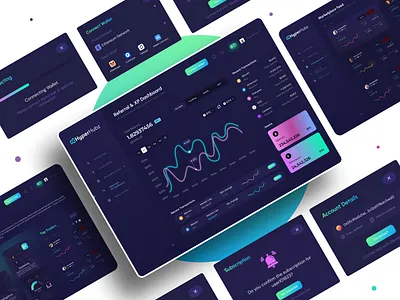 HyperHubz – A modern crypto exchange platform designed and devel crypto exchange crypto platform dashboard design frontend saas app uiux user interface