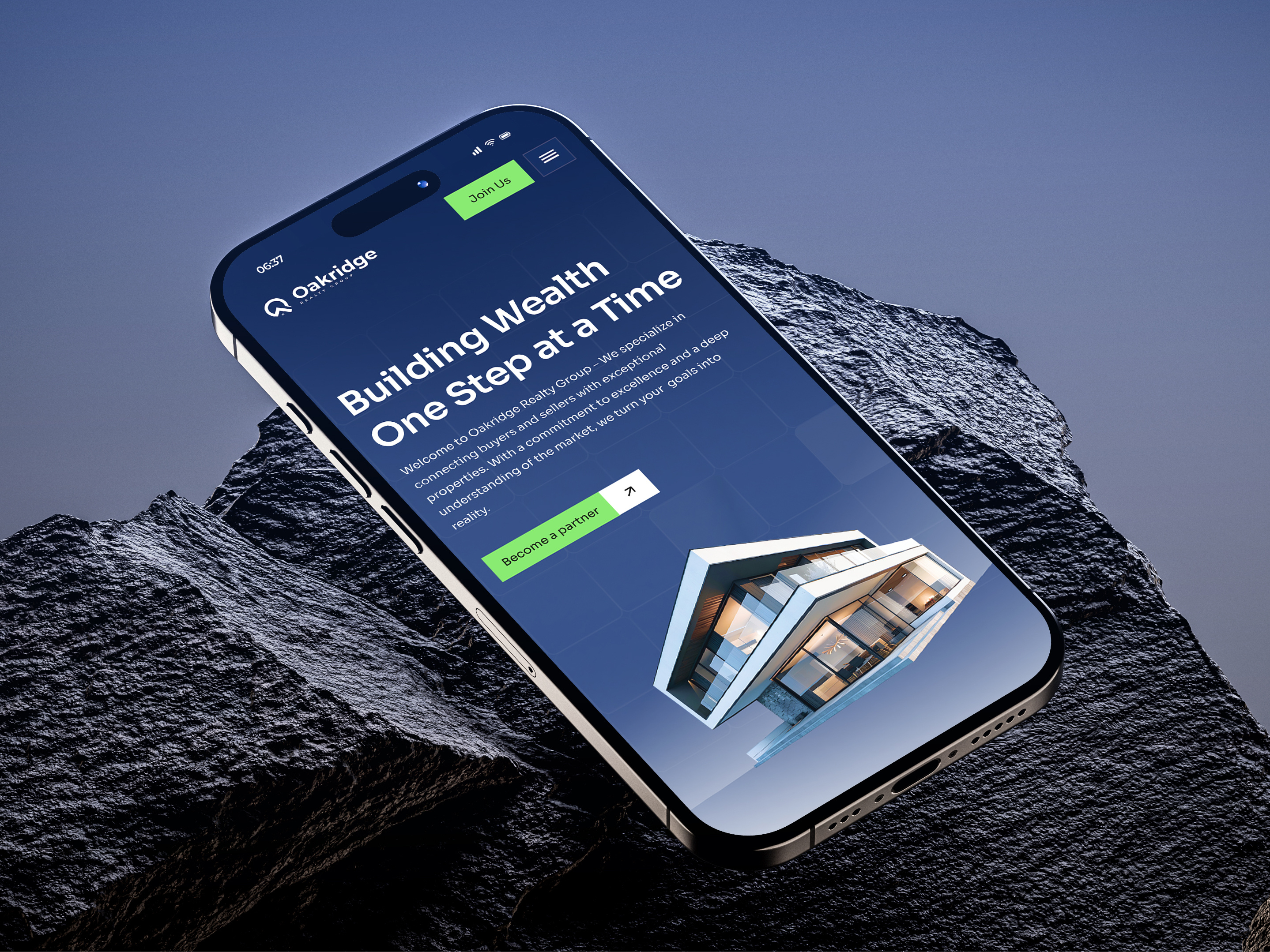 Example of Real Estate Website Design 