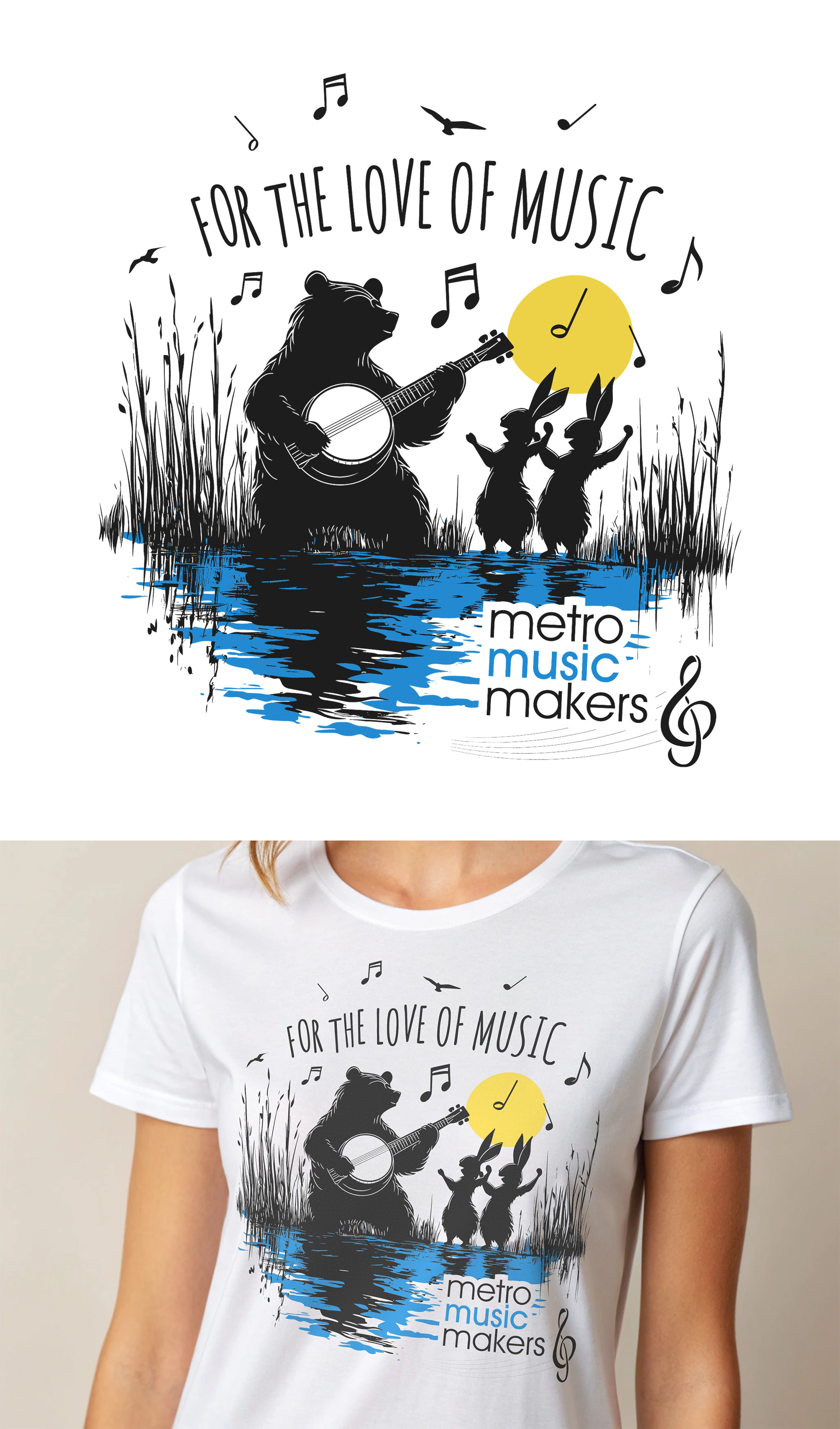 Education company promo materials education graphic design illustration music t shirt