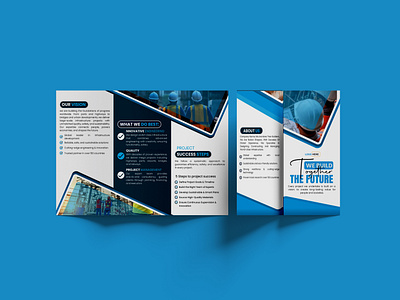 Modern Construction Brochure Design professional brochure