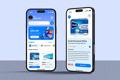 Pharmaceutical Mobile App UI Design app design product design ui design ui ux design