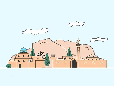 Nadooshan Motion Graphics illustrations culturaldesign illustration iran motionillustration yazd