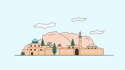 Nadooshan Motion Graphics illustrations culturaldesign illustration iran motionillustration yazd