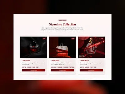 E-Commerce Web Page of Fragrance brand ecommerce minimal modern page product design shop simple store ui web website
