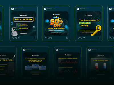 High-Impact Forex & Prop Trading Social Post Designs – Tradicave forex marketing ideas