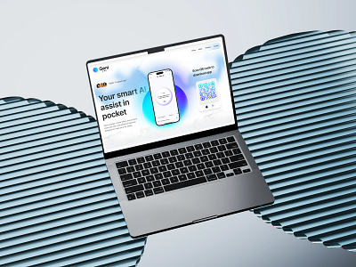 GeniAI Framer Template Rebuild In Webflow 3d animation branding design figma framer graphic design illustration landing page logo mobile app motion graphics ui uiux ux vector web design webflow website wordpress