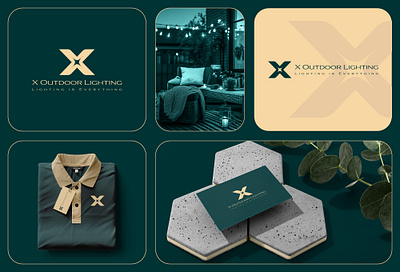Logo concept for X Outdoor Lighting 3d adobe bolt boltlogo branding businesslogo cleanlogo companylogo corporate goldlogo graphic design lightinglogo lightlogo logo minimal minimallogo motion graphics ui xlogo