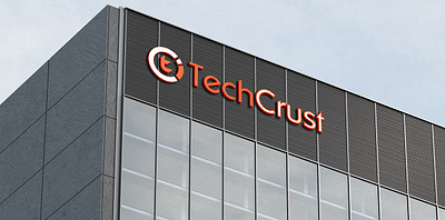 Branding & UI/UX Of TechCrust Project branding colors design graphic design logo ui uiux wireframes