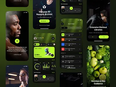 Fitness AI – Smart Gym Workout Planner mobile App aiapp appdesign fitnessai fitnessapp fitnessmotivation gymapp healthapp healthtechdesign mobile app mobileui personaltrainerapp uidesign uxdesign workoutapp workoutplanner