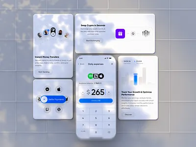 Finance Mobile App app banking finance fintech investment mobile mobile design money product design ui wallet
