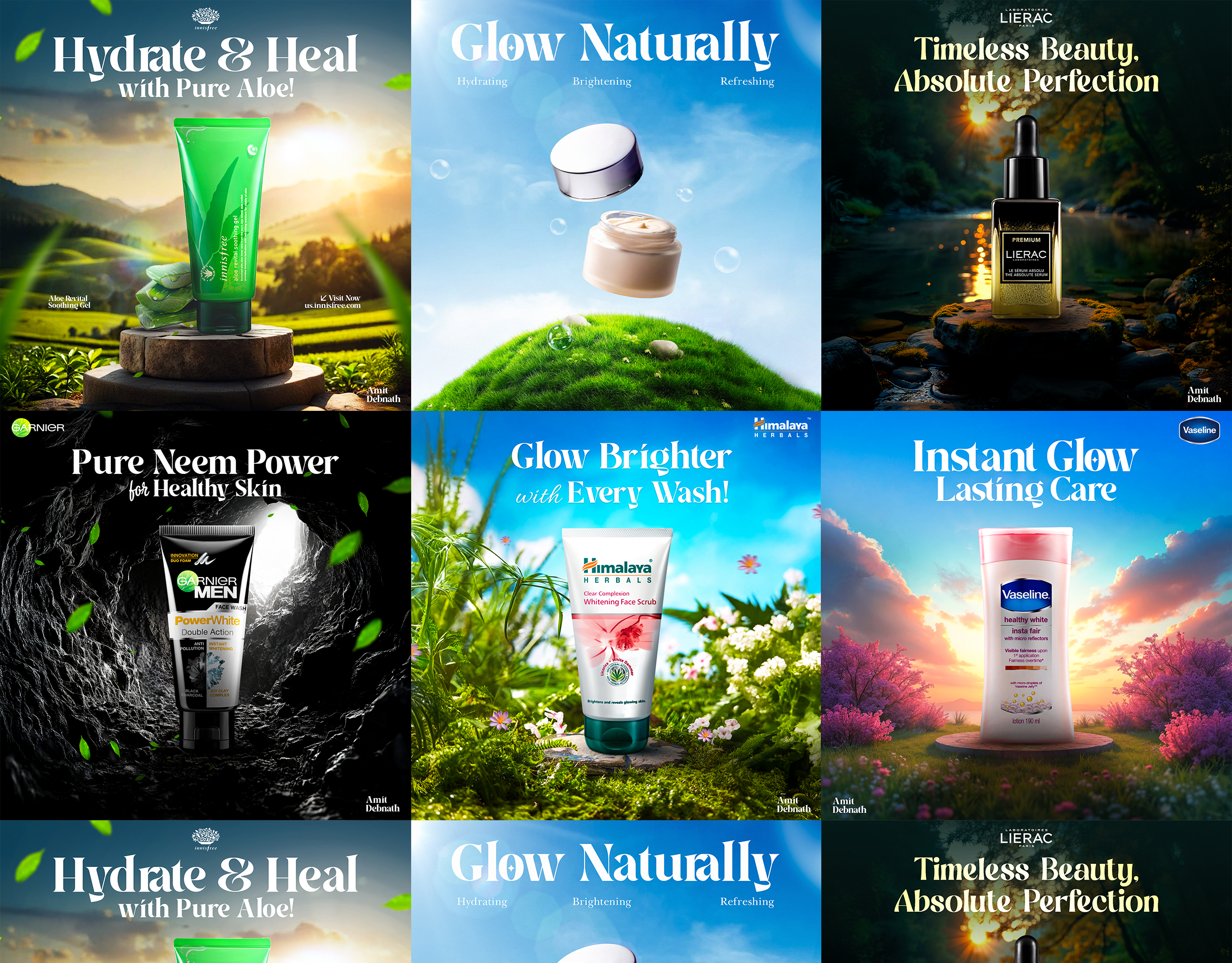 Beauty Product Advertisement Design banner beauty product branding design graphic design healthcare minimal minimal design poster social media social media design ui