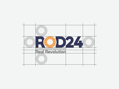 Rod24 Logo Spacing app logo branding branding design carvingdezine clear space guides illustration logo logo design ride hailing ride hailing app spacing vector visual identity