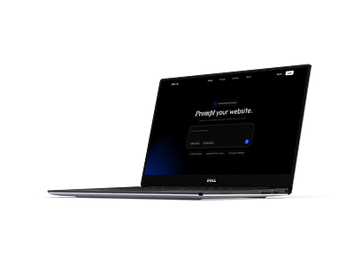 Ai Website landing page. ai ai hero section ai landing page ai web ai website artificial intelligence chatgpt website designing dev figma figma pro graphic design hero landing page prompt website section web web design