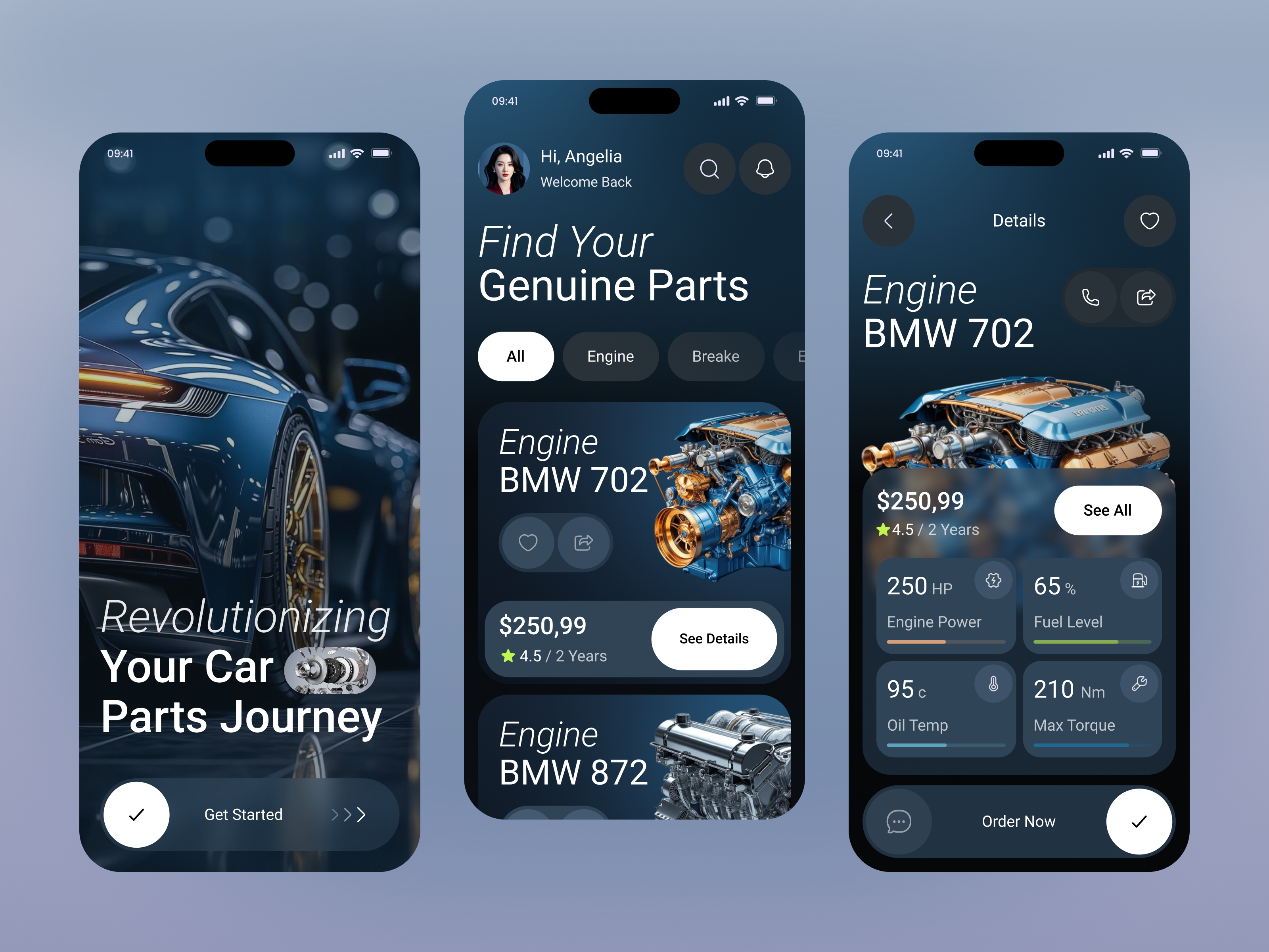 Example of Car Automotive Mobile App & Development
