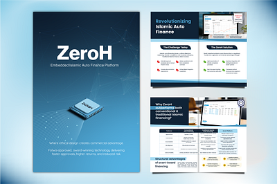 ZeroH brochure design graphic design