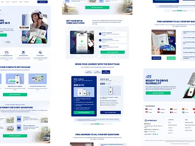 Driving Permit website driving permit driving permit website graphic design service website