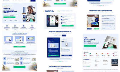 Driving Permit website driving permit driving permit website graphic design service website