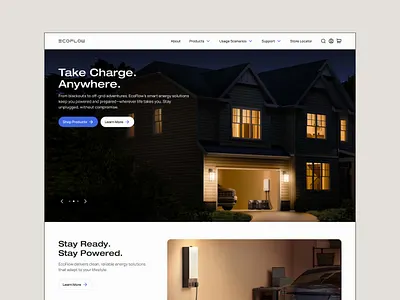 EcoFlow (Powered by Enabled.ph) — Ecommerce Site for Generators ecoflow figma generators shopify shopify website solar powered sustainability website design