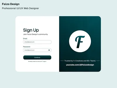 Sign Up Login Form Page Web Design Landing Page landing landing page register registration sign up typography ui ux web design