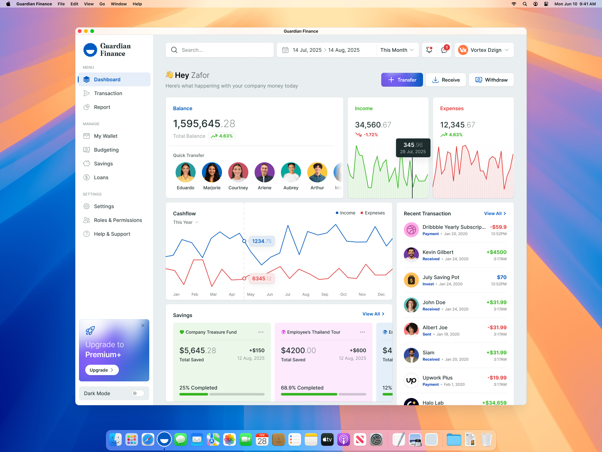 ✨ Finance Dashboard UI dashboard ui design designerzafor figma design finance dashboard ui ui design user interface user interface design website design