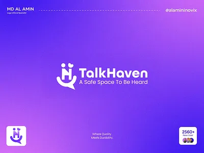 Modern TH Logo | Communication & Mental Health Brand conversation support