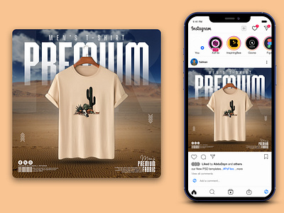 T-Shirt Social Media Post Design branding clean design clean layout cloth creative facebook graphic design online design post design social media summer t shirt visual design