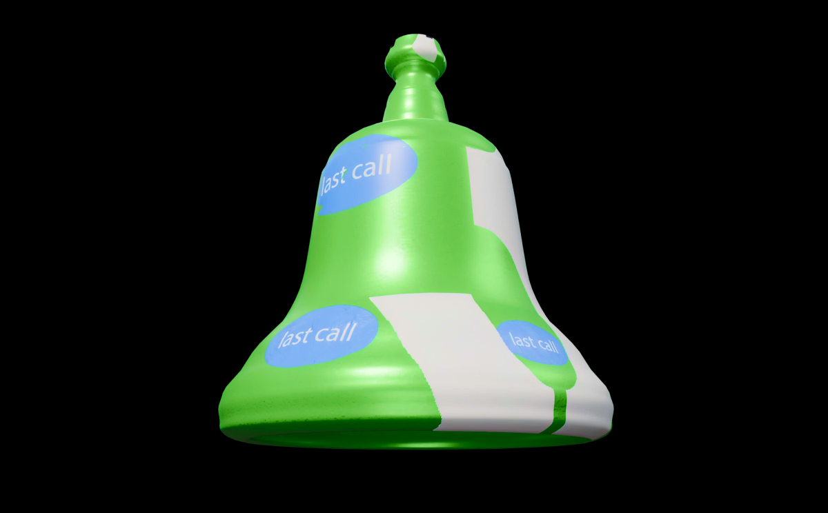 Last call the bell 3d illustration 3d blender branding graphic design illustration