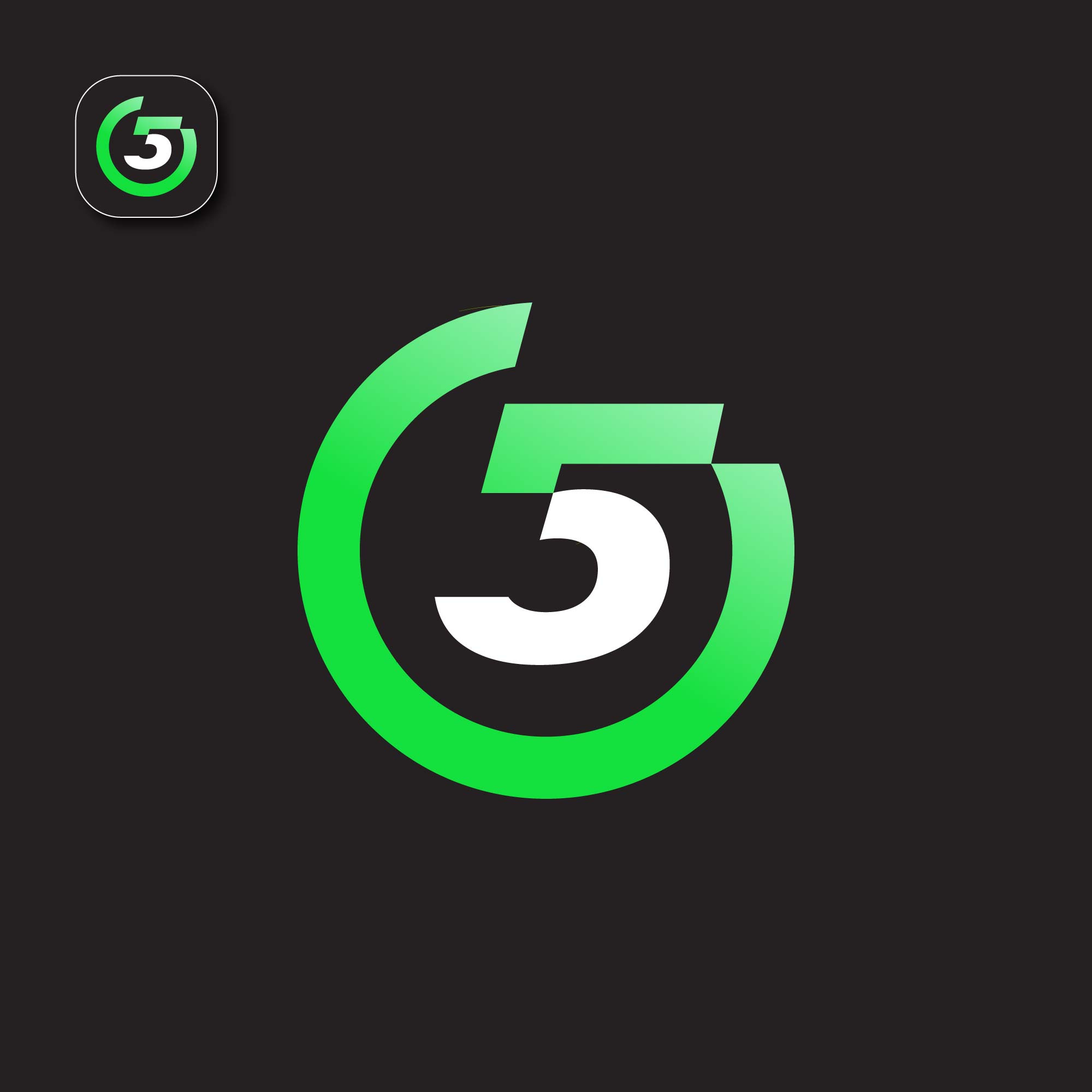 Modern Tech Logo Concept – G5 graphic design logo modern logo tech logo