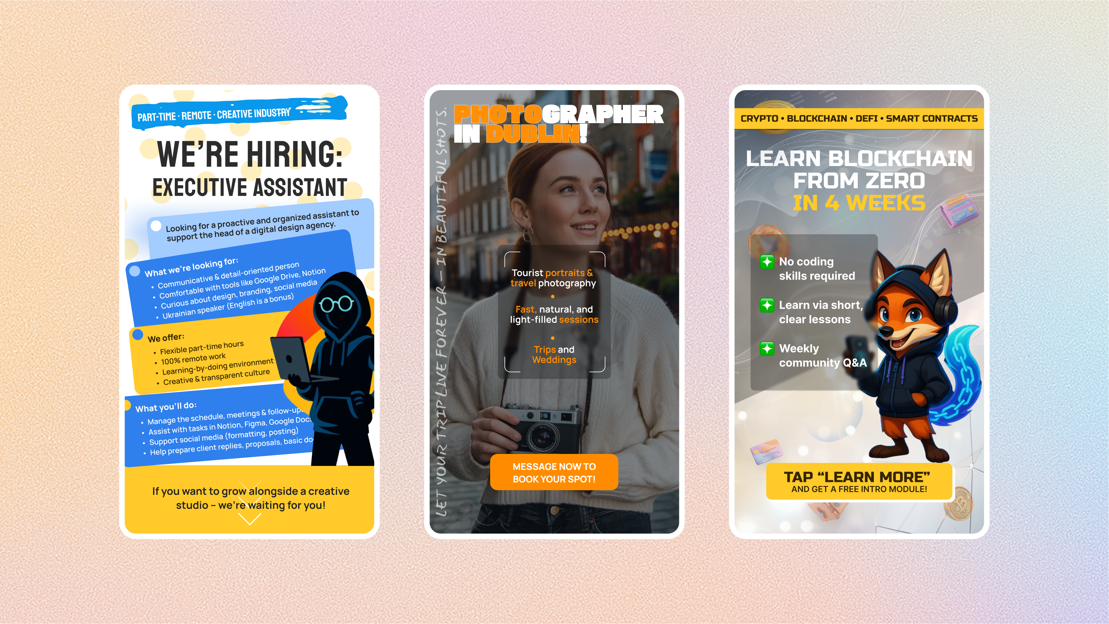 Example of Creative Fb & Ig Ad Visuals