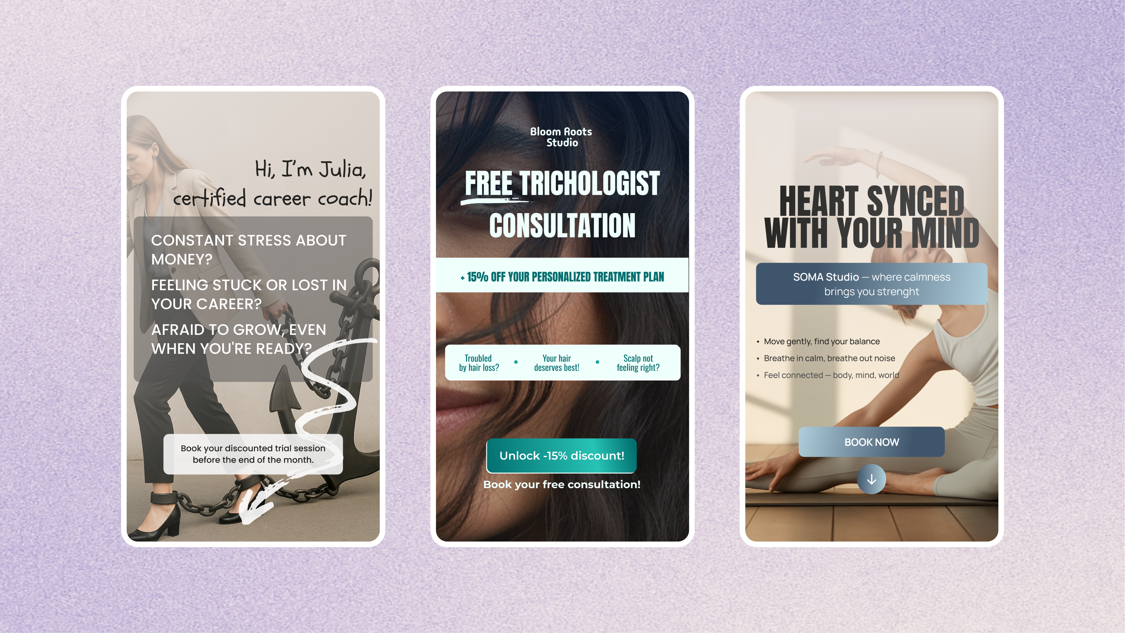 Example of Creative Fb & Ig Ad Visuals