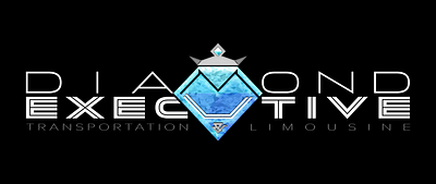 Diamond Executive Concept Logo B business logo crown dark diamond executive limousine transportation