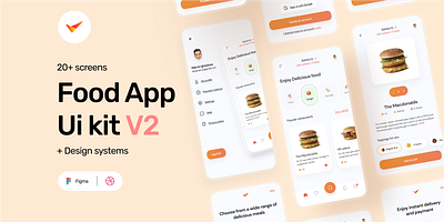 Food Delivery App graphic design ui